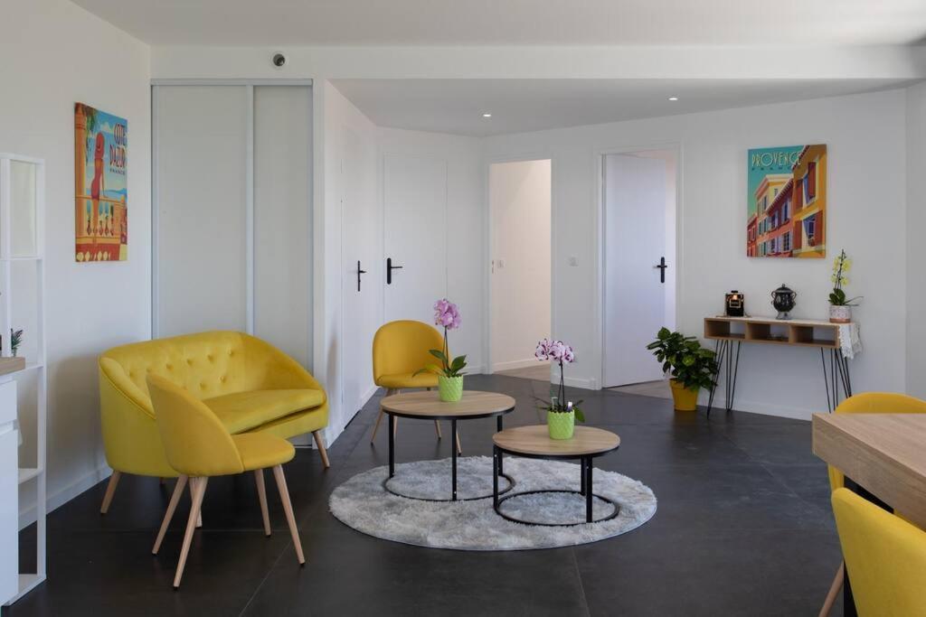 Echapee Belle - Vinayard View - Jacuzzi Bbq - Parking Appartement Nice Buitenkant foto