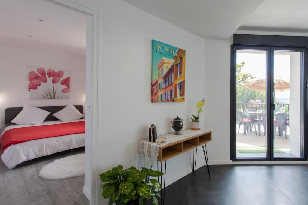 Echapee Belle - Vinayard View - Jacuzzi Bbq - Parking Appartement Nice Buitenkant foto