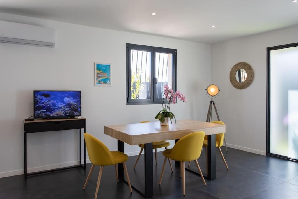 Echapee Belle - Vinayard View - Jacuzzi Bbq - Parking Appartement Nice Buitenkant foto